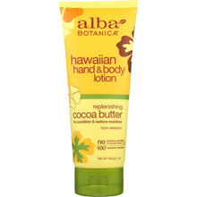 Load image into Gallery viewer, ALBA BOTANICA: Hawaiian Hand &amp; Body Lotion Cocoa Butter, 7 oz
