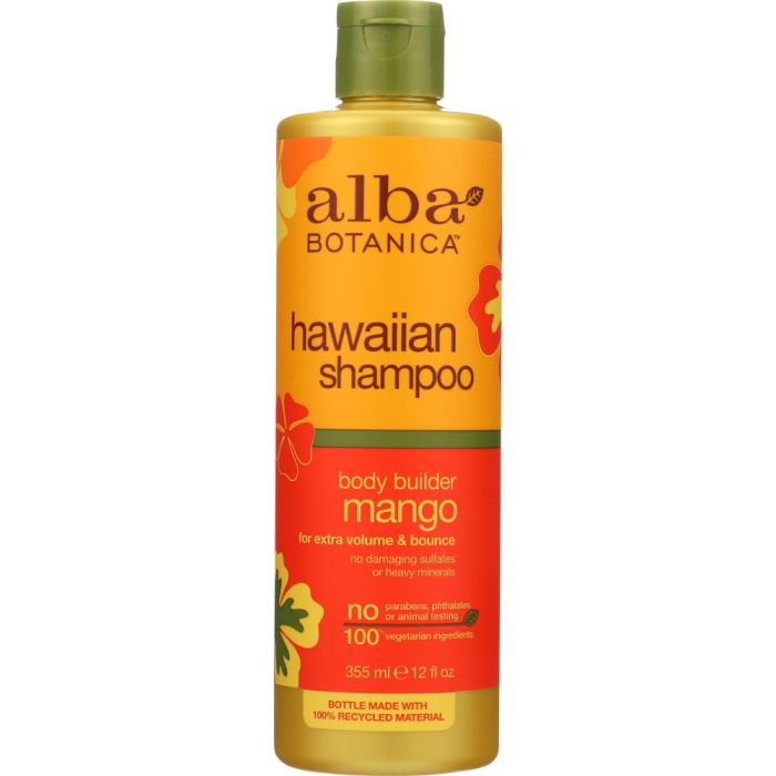 ALBA BOTANICA: Hawaiian Shampoo Body Builder Mango, 12 oz