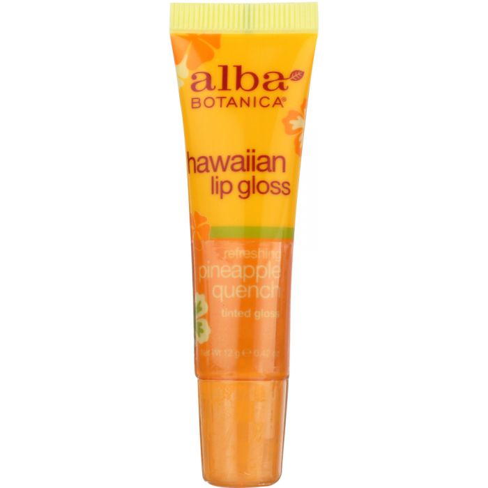 ALBA BOTANICA: Lip Gloss Pineapple Quench, 0.42 oz