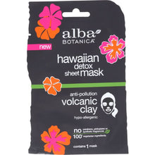 Load image into Gallery viewer, ALBA BOTANICA: Detox Sheet Mask Hawaiian, 1 ea
