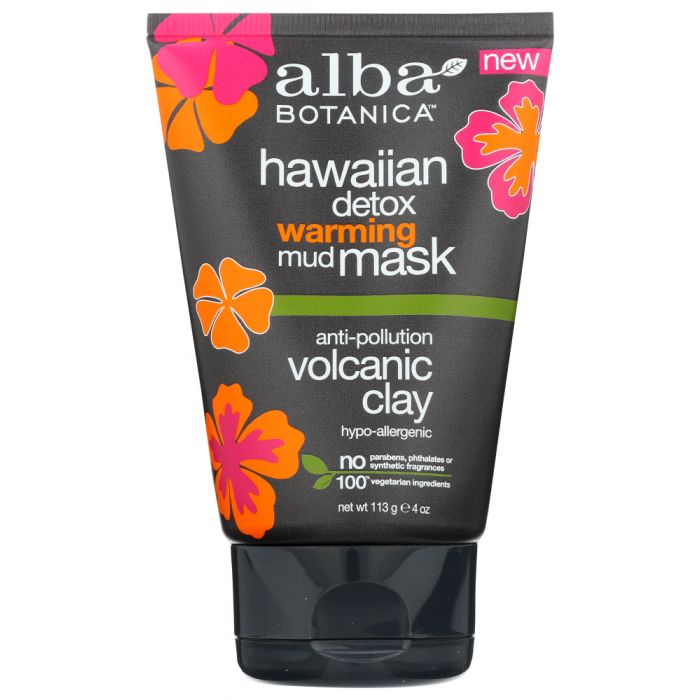 ALBA BOTANICA: Mask Hi Detox Warming Mud, 4 oz