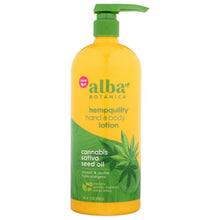 Load image into Gallery viewer, ALBA BOTANICA: Hempquility Hand &amp; Body Lotion, 32 oz
