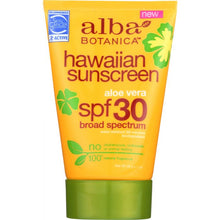 Load image into Gallery viewer, ALBA BOTANICA: Lotion Sun SPF 30 Aloe Vera, 1 oz
