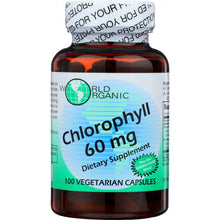 Load image into Gallery viewer, WORLD ORGANIC: Chlorophyll 60mg, 100 Capsules
