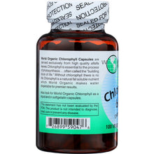 Load image into Gallery viewer, WORLD ORGANIC: Chlorophyll 60mg, 100 Capsules
