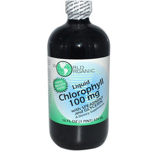 Load image into Gallery viewer, WORLD ORGANIC: Liquid Chlorophyll 100mg with Spearmint and Glycerin, 16 oz
