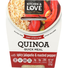 Load image into Gallery viewer, CUCINA &amp; AMORE: Quinoa Meal Spicy Jalapeno &amp; Roasted Peppers, 7.9 oz
