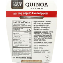 Load image into Gallery viewer, CUCINA &amp; AMORE: Quinoa Meal Spicy Jalapeno &amp; Roasted Peppers, 7.9 oz
