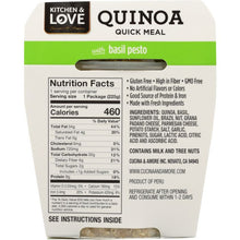 Load image into Gallery viewer, CUCINA &amp; AMORE: Quinoa Meal Basil Pesto, 7.9 oz
