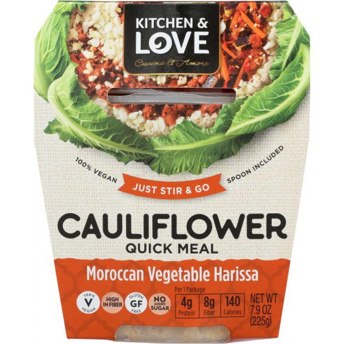 CUCINA & AMORE: Meal Cauliflower Moroccan Vegetable Harissa, 7.9 oz