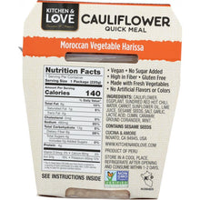 Load image into Gallery viewer, CUCINA &amp; AMORE: Meal Cauliflower Moroccan Vegetable Harissa, 7.9 oz
