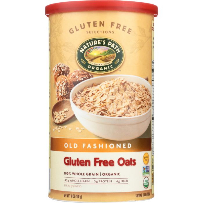 COUNTRY CHOICE: Organic Gluten Free Oats Old Fashioned, 18 oz