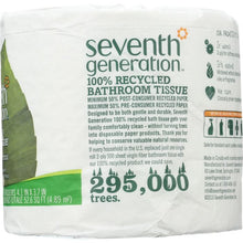 Load image into Gallery viewer, SEVENTH GENERATION: 100% Recycled Bathroom Tissue 2-Ply Sheets, 1 Roll
