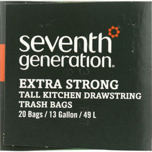 Load image into Gallery viewer, SEVENTH GENERATION: Tall Kitchen Bags 13 Gallon 2-Ply, 20 Bags
