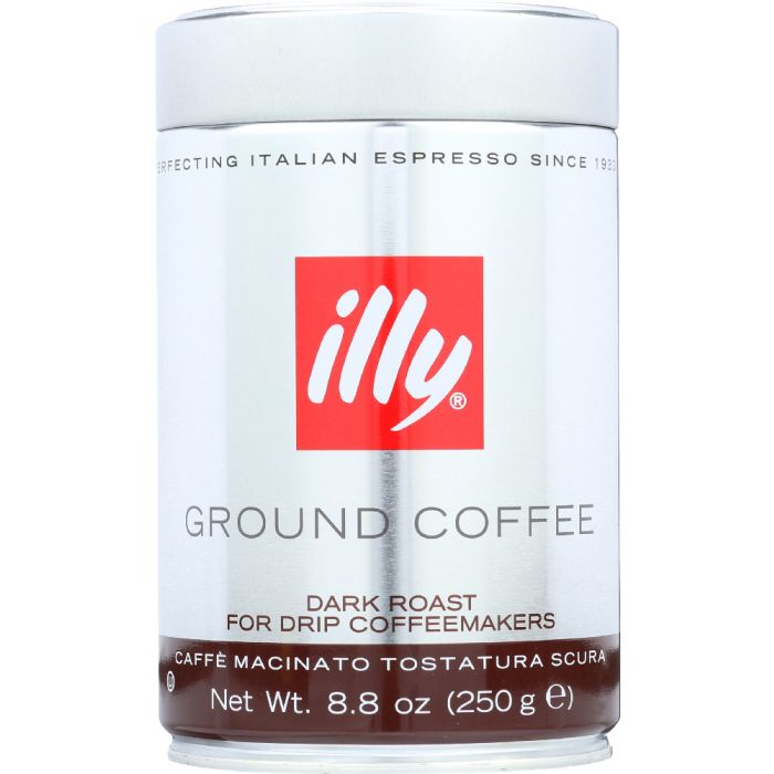 ILLYCAFFE: Ground Drip Dark Roast Coffee, 8.8 oz