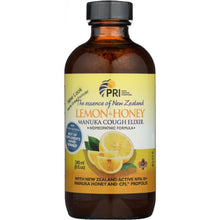 Load image into Gallery viewer, PRI: Cough Elixir Lemon Manuka Honey, 8 fo
