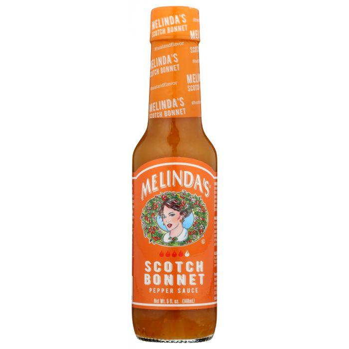 MELINDAS: Sauce Hot Scotch Bonnet Pepper, 5 oz