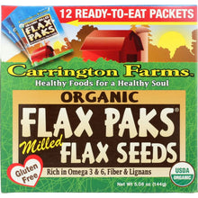 Load image into Gallery viewer, CARRINGTON FARMS: Organic Milled Flax Seeds Pack of 12, 5.08 oz
