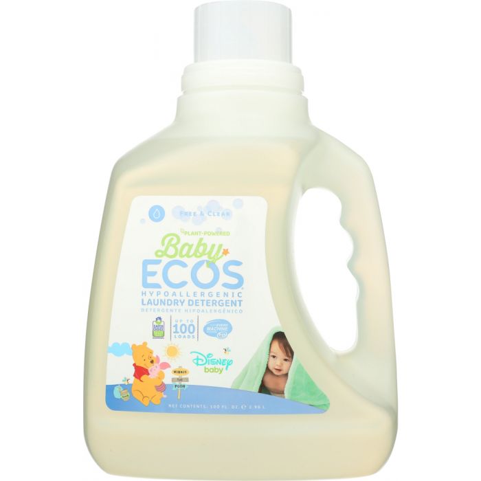 EARTH FRIENDLY: Free & Clear Disney Baby Laundry Detergent, 100 oz