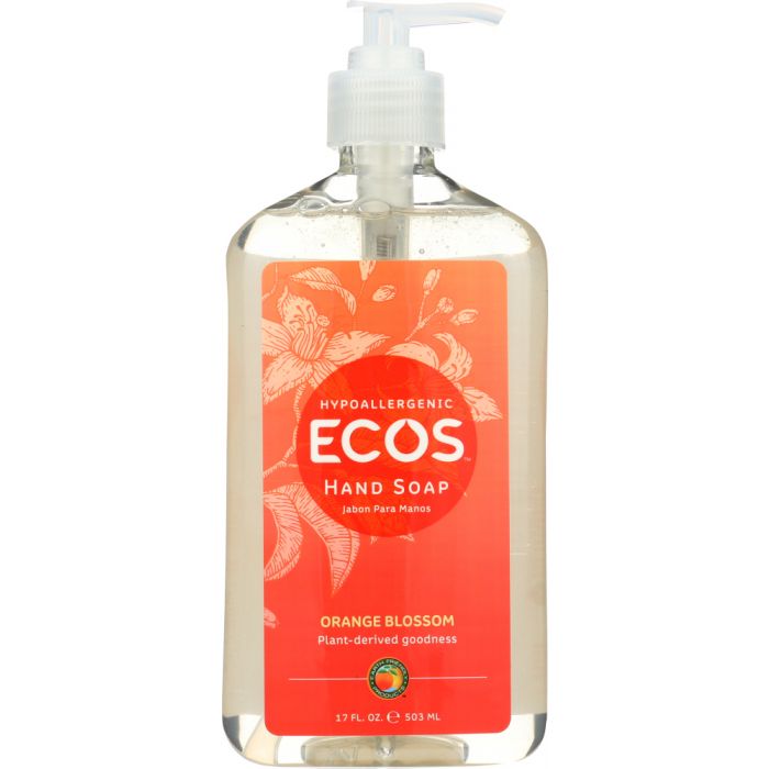 EARTH FRIENDLY: Hypoallergenic Hand Soap Orange Blossom, 17 oz