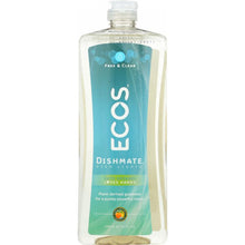 Load image into Gallery viewer, EARTH FRIENDLY: Ecos Dishmate Dish Liquid Free and Clear, 25 oz
