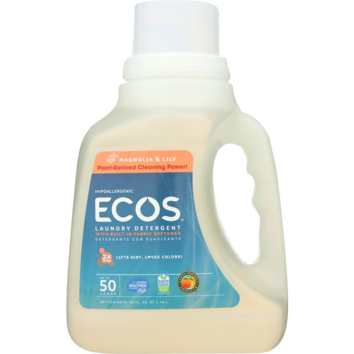 EARTH FRIENDLY: Laundry Liquid Magnolia and Lily, 50 oz