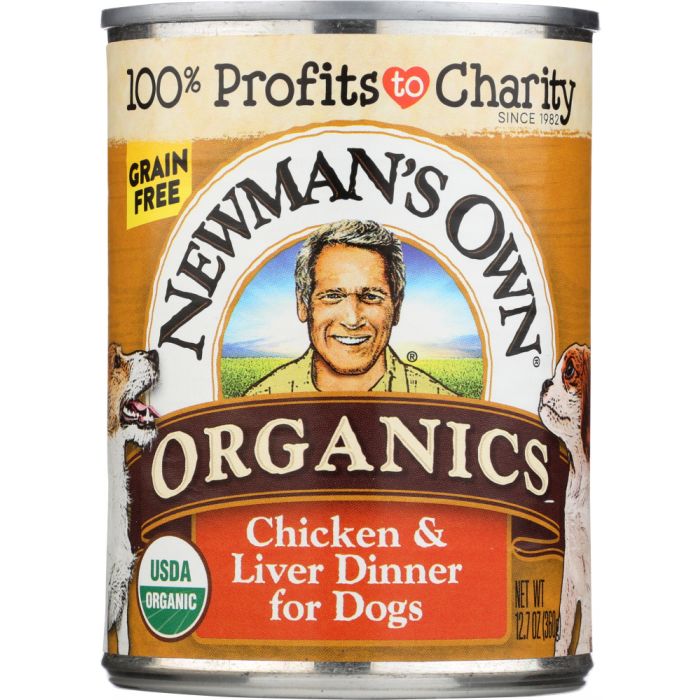 NEWMANS OWN ORGANIC: Dog Can Green Free Liver Chicken, 12.7 oz