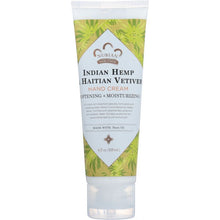 Load image into Gallery viewer, NUBIAN HERITAGE: Hand Cream Indian Hemp &amp; Haitian Vetiver with Neem Oil, 4 oz
