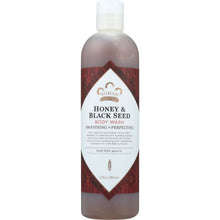 Load image into Gallery viewer, NUBIAN HERITAGE: Body Wash Honey &amp; Black Seed, 13 oz
