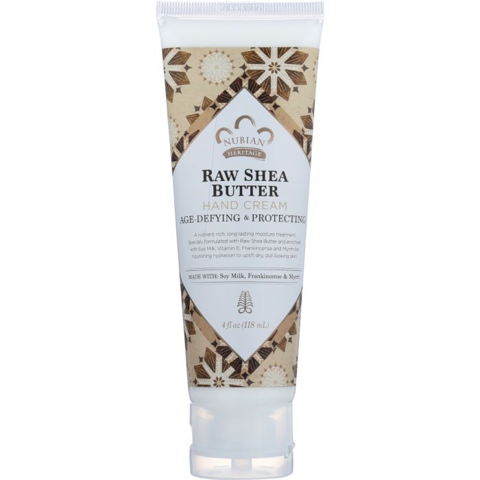 NUBIAN HERITAGE: Hand Cream Raw Shea Butter, 4 oz
