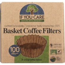 Load image into Gallery viewer, IF YOU CARE: Coffee Filters, 100 Count
