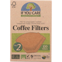 Load image into Gallery viewer, IF YOU CARE: Coffee Filters No. 2 Size, 100 Filters
