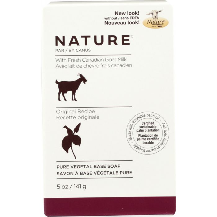 CANUS: Pure Vegetable Soap With Fresh Goats Milk Original Formula, 5 oz