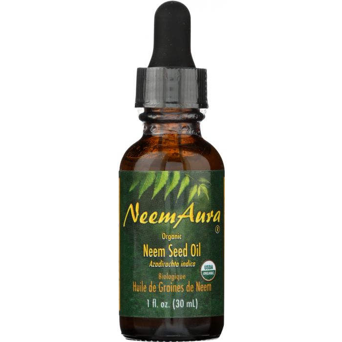 NEEM AURA: Naturals Organic Neem Seed Oil, 1 oz