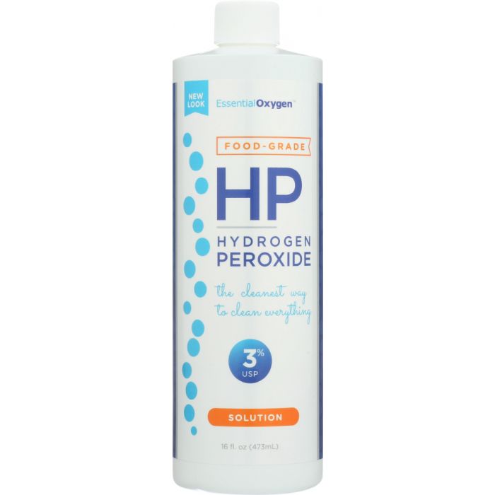 ESSENTIALOXYGEN: Hydrogen Peroxide 3% USP, 16 oz