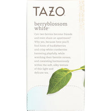 Load image into Gallery viewer, TAZO: Tea Berryblossom White, 1.06 oz

