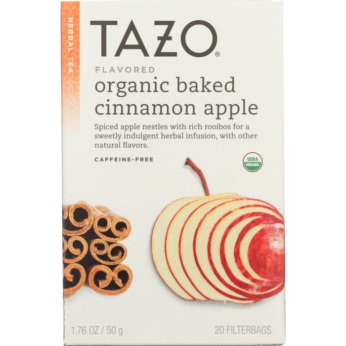 TAZO: Organic Baked Cinnamon Apple Herbal Tea, 1.76 oz
