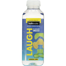 Load image into Gallery viewer, HELLOWATER: Laugh Lemon Lime Water, 16 oz
