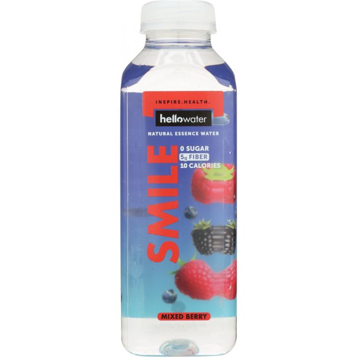 HELLOWATER: Water Mixed Berry Smile, 16 oz