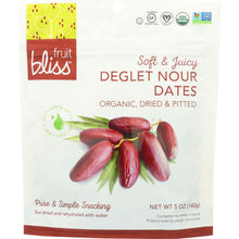 Load image into Gallery viewer, FRUIT BLISS: Organic Deglet Nour Dates, 5 oz
