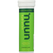 Load image into Gallery viewer, NUUN: Beverage Tube Lemon Lime, 10 tb
