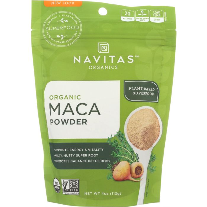 NAVITAS: Organic Maca Powder, 4 oz