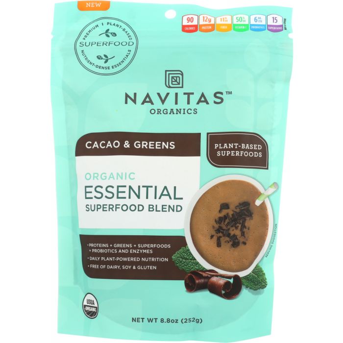 NAVITAS: Essential Blend Cacao Greens, 8.8 oz