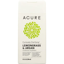 Load image into Gallery viewer, ACURE: Curiously Clarifying Conditioner Lemongrass &amp; Argan, 12 fl oz
