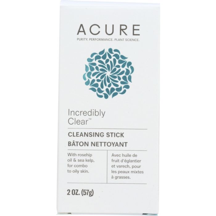 ACURE: Incredibly Clear Cleansing Stick, 2 oz