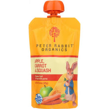 Load image into Gallery viewer, PETER RABBIT: Baby Carrot Squash Apple Organic, 4.4 oz
