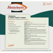 Load image into Gallery viewer, MANISCHEWITZ: Thin Unsalted Matzos, 10 oz
