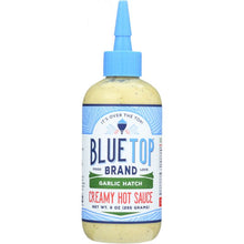 Load image into Gallery viewer, BLUE TOP BRAND: Creamy Hot Sauce Garlic Hatch, 9 oz
