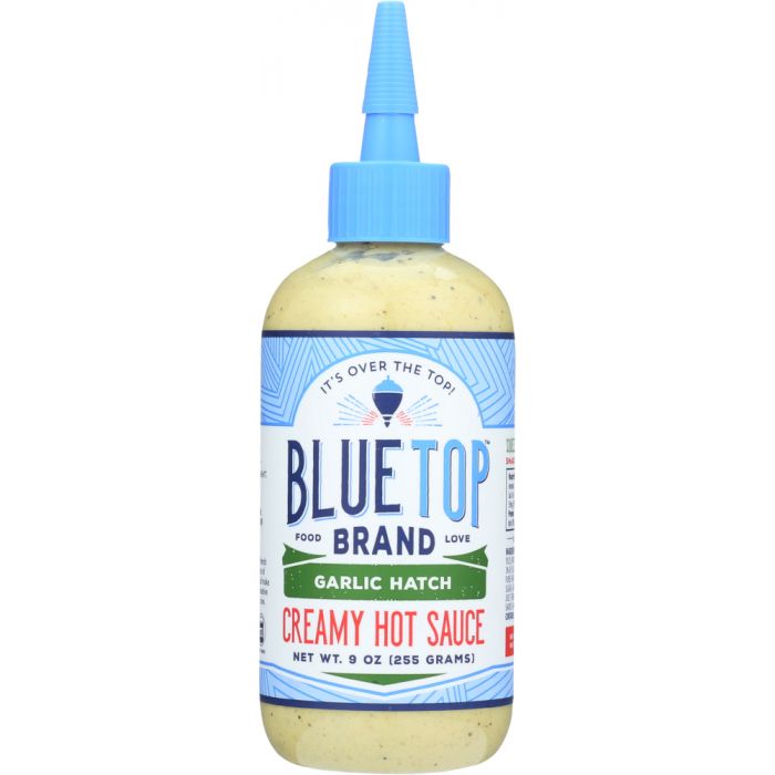 BLUE TOP BRAND: Creamy Hot Sauce Garlic Hatch, 9 oz