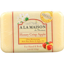 Load image into Gallery viewer, A LA MAISON DE PROVENCE: Honey Crisp Apple Bar Soap, 8.8 oz
